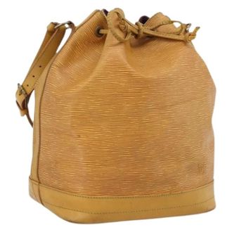 Louis Vuitton Pre-owned No&eacute; Bucket Bag - Dames - Pre-owned - Geel - Maat: ONE Size Zijde