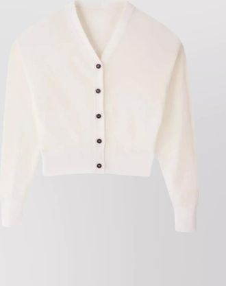 Jacquemus short knit cardigan v-neck