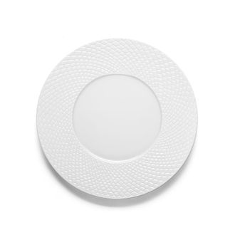Medard De Noblat Plato de postre (x6) porcelana blanco