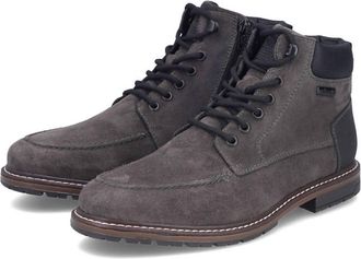 Rieker Mens Tie Boot In Asphalt/schwarz