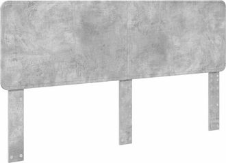 vidaXL Cabecero Gris Concreto 180 Cm Madera Contrachapada Vidaxl
