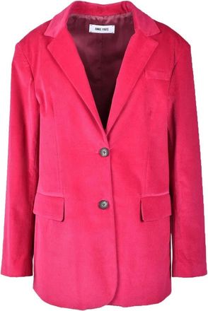 ANNIE PARIS Tailored Fuchsia Jacket with Classic Lapel