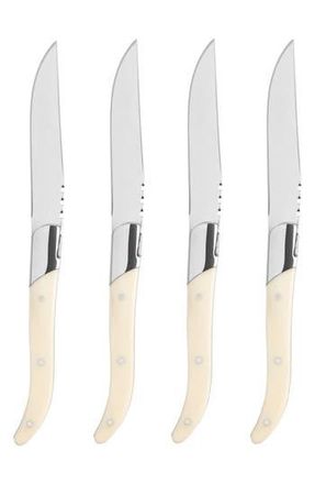French Home Laguiole Steak Knife - Set of 4 in Faux Ivory at Nordstrom Rack
