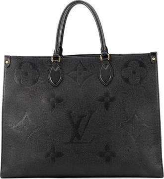 Louis Vuitton Black Monogram Noir Monogram Empreinte Handbag Tote Bag (Pre-Owned)