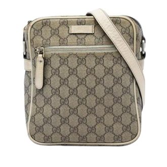 Gucci Pre-owned Crossbody Bag - Dames - Pre-owned - Beige - Maat: ONE Size Leer
