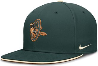 Nike Baltimore Orioles City Connect True Nike Mens Dri-FIT MLB Fitted Hat in Green | NB180HP8OLE-1JW