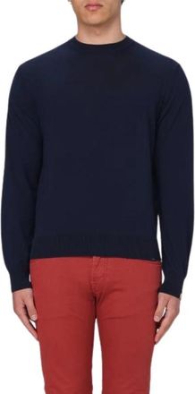 Paul & Shark Rondgebreide trui - Heren - Ronde hals truien - Blauw - 2XL - Truien & Vesten
