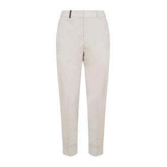PESERICO Peserico, Slim-fit Trousers, female, Beige, Size: XS Slim-fit Trousers