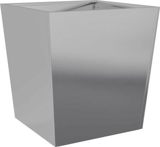 vidaXL Jardinera De Acero Galvanizado 50x50x50 Cm Vidaxl