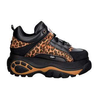 Buffalo Schoenen, Dames, Zwart, 39 EU, 1339-14 Sneakers