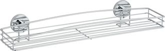 WENKO Dekoracja-domu Milazzo Estanter&iacute;a Mural Plateada 52 Cm