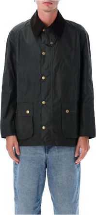 Barbour Jassen, Heren, Groen, M, Katoen, Salie buitenkleding jas Aw 25