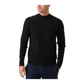 Dstrezzed Mock Neck Trui voor Heren - Heren - Ronde hals truien - Zwart - 2XL - Truien & Vesten