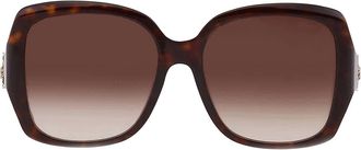 Chopard Brown Gradient Square Ladies Sunglasses SCH288S 0722 57