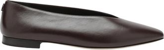 Jimmy Choo London Margot Flat - Dames - Ballerinas - Bruin - 36 EU - Leer - Schoenen