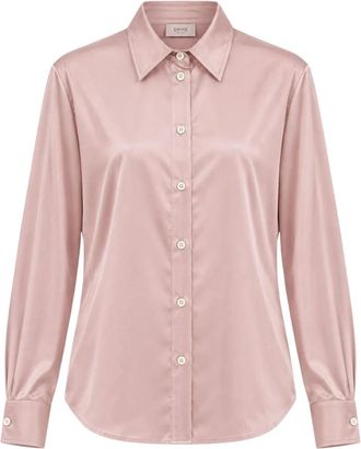 Marella Emmedro Shirt - Dames - Overhemden - Roze - M - Satijn - Overhemden