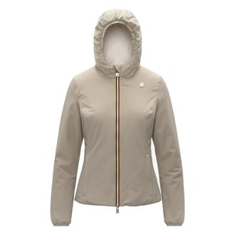 K-Way Dames, Jassen, Beige, Maat: M Nylon