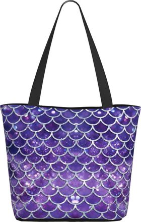 AOOEDM Fish Scales Ladies Shopping Bag 13x11x7in.The Perfect ValentineS Day Gift.It Is The Best ValentineS Day Gift For Mom, Daughter, Wife,Etc