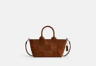 Coach Alter/Ego Small Tote Bag In Upcrafted Suede