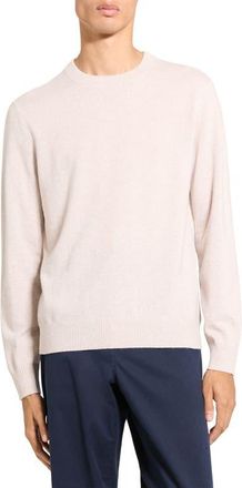 Theory Hilles Cashmere Sweater in Alabaster Melange at Nordstrom, Size Xx-Large