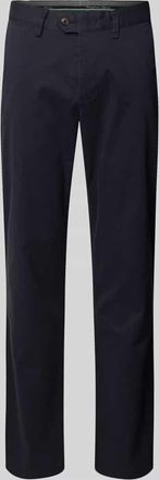 Christian Berg Chino mit französischen Eingrifftaschen in Marine, Größe 106