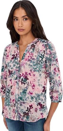 NYDJ Pintuck Blouse Womens Clothing Le Marais : LG (US 12-14), Polyester