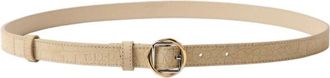 Jacquemus Beige Textured Belt