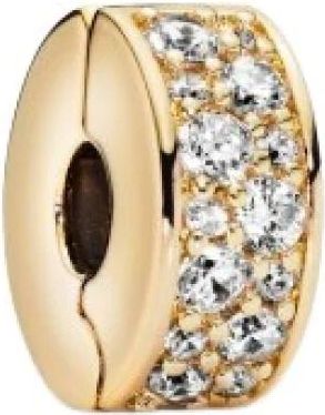 Pandora Kleine Clip Stopper - Dames - Sieraden - Geel - ONE Size - Accessoires