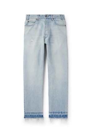 Celine Wesley Straight-Leg Distressed Jeans