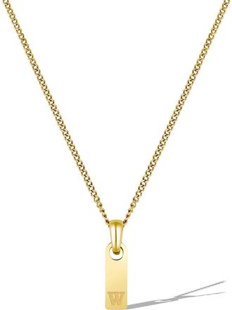 Vincero Mens Initial Pendant Necklace in Gold - W at Nordstrom