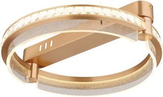 Globo Lighting Plaf&oacute;n - Blondie - Dorado - Metal - &Oslash; 40cm - Led