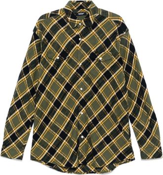 Undercover Camicia a quadri - Verde