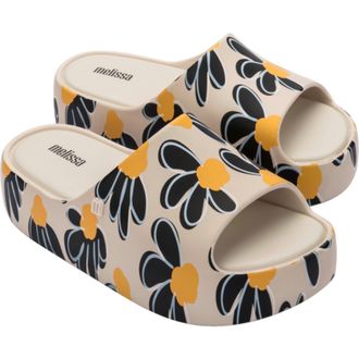 Melissa Platform Sandal in Beige/Black at Nordstrom Rack, Size 10