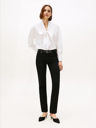Tommy Hilfiger Black Mid Rise Slim Jeans