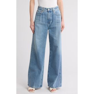 AG - Adriano Goldschmied Deven High Waist Wide Leg Jeans in 17 Years West Lake at Nordstrom Rack, Size 28