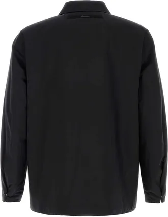 Herno Lightweight Nylon Jacket - Black