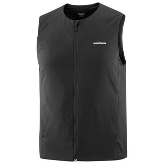 Salomon Mountain Flex Hybrid Vest Kunstfasergilet f&uuml;r Herren | schwarz