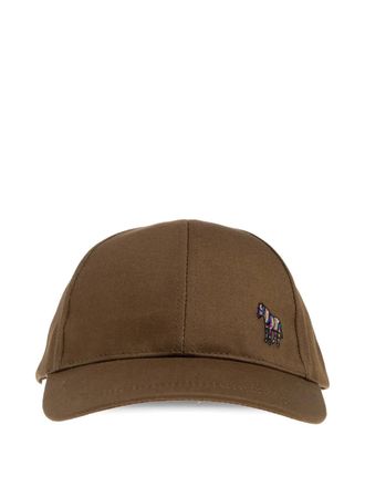 Paul Smith cotton baseball cap - men - Cotton - One Size - Brown