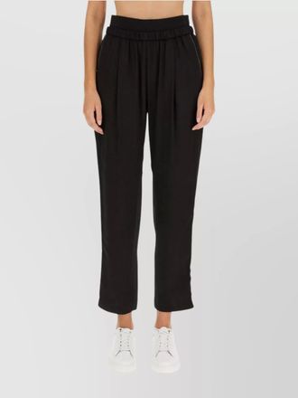 Fabiana Filippi high-rise straight-leg cropped trousers