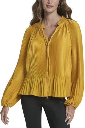 DKNY Plisse Tie Top