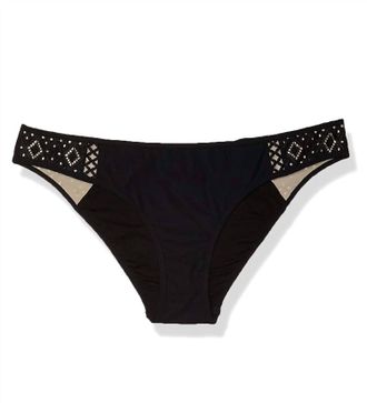 JETS Womens Indulgence Hipster Bikini In Black