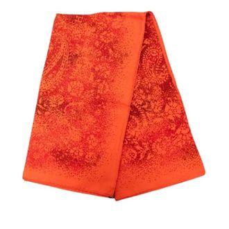 Herm&egrave;s Pre-owned Scarves, female, Orange, Size: ONE SIZE Pre-owned Indian Dust Scarf