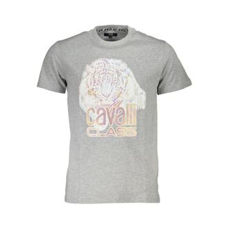 Cavalli Hombre, Camisetas, Gris, Talla: XL