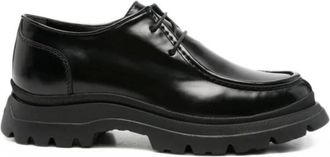 Hogan H692 Veterschoenen - Heren - Schoenen - Zwart - Maat: 42 1/2 EU Leer