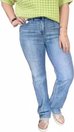 Judy Blue High Waist Dad Jeans In Light Wash
