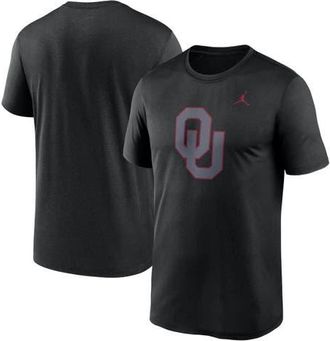 Jordan Brand Mens Jordan Brand Black Oklahoma Sooners Color Pop Logo Legend T-Shirt at Nordstrom, Size Xx-Large