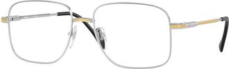 Sferoflex Sf 2298 Optical Frame - Heren - Brillen - Grijs - 53 MM - Leer - Accessoires