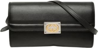 Gucci Pre-owned Cuoio borse-gucci - - Pre-owned - Donna - Nero - ONE SIZE