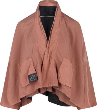 Kimo no-rain Pink No-Rain Waterproof V-Neck Outerwear Cape