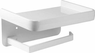 OEM Soporte De Papel Higi&eacute;nico De Aluminio (blanco) Para Montaje En Pared, Ideal Para Ba&ntilde;o Y Cocina